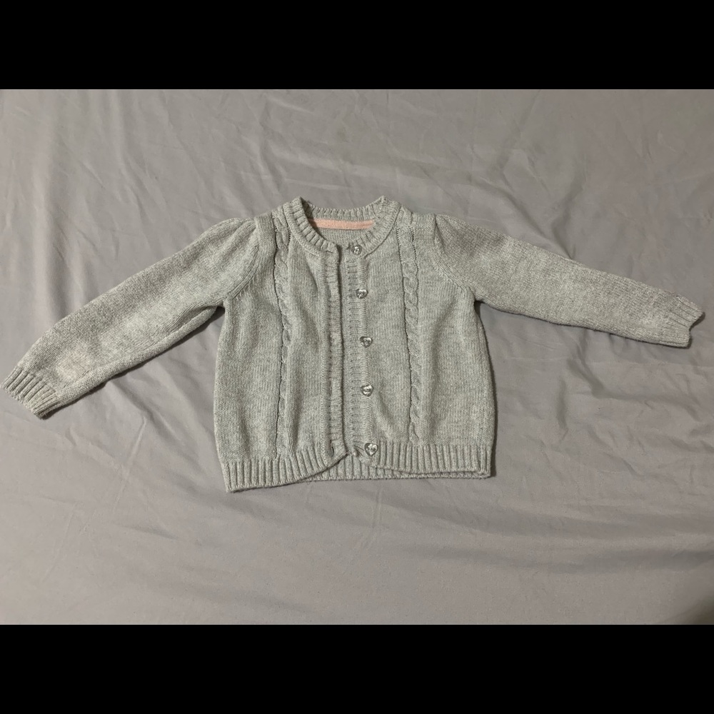 93% cotton sparkly sweater